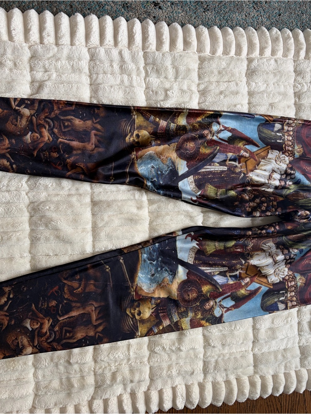 Printed Graphic leggings - Black Multi